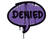 Sealed Graffiti | Denied (Monster Purple) image