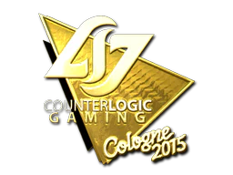 Sticker | Counter Logic Gaming (Gold) | Cologne 2015 image