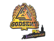 Sticker | GODSENT (Holo) | Stockholm 2021 image