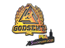 Sticker | GODSENT (Holo) | Stockholm 2021 image