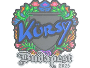 Sticker | Kursy (Embroidered) | Budapest 2025 image