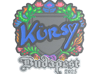 Sticker | Kursy (Embroidered) | Budapest 2025 image