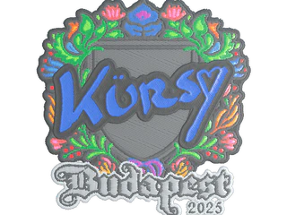 Sticker | Kursy (Embroidered) | Budapest 2025