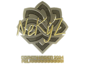 Sticker | NEKiZ (Gold) | Copenhagen 2024 image