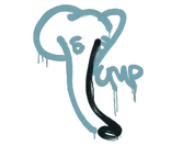 Sealed Graffiti | Recoil UMP-45 (Wire Blue) image