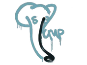 Sealed Graffiti | Recoil UMP-45 (Wire Blue) image