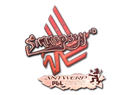 Sticker | sinnopsyy (Holo) | Antwerp 2022 image