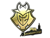 Sticker | G2 Esports (Gold) | Stockholm 2021 image