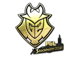 Sticker | G2 Esports (Gold) | Stockholm 2021 image