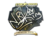 Sticker | NBK- (Gold) | Berlin 2019 image