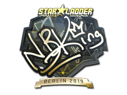 Sticker | NBK- (Gold) | Berlin 2019 image