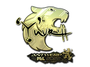 Sticker | yuurih (Gold) | Antwerp 2022 image
