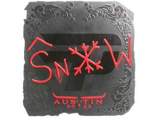 Sticker | snow (Foil) | Austin 2025