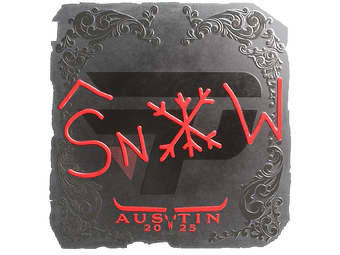 Sticker | snow (Foil) | Austin 2025 image