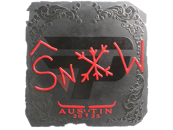 Sticker | snow (Foil) | Austin 2025 image