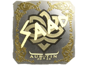 Sticker | saadzin (Gold) | Austin 2025 image