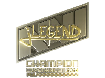 Sticker | jL (Gold, Champion) | Copenhagen 2024 image