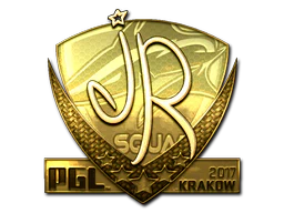 Sticker | jR (Gold) | Krakow 2017 image