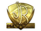 Sticker | jR (Gold) | Krakow 2017 image