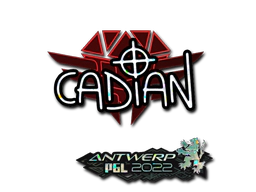 Sticker | cadiaN (Glitter) | Antwerp 2022 image