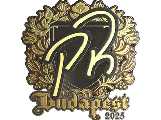 Sticker | PR (Gold) | Budapest 2025