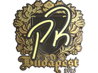 Sticker | PR (Gold) | Budapest 2025 image