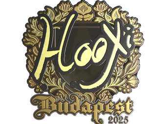 Sticker | HooXi (Gold) | Budapest 2025 image
