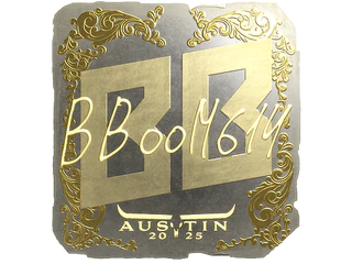 Sticker | Boombl4 (Gold) | Austin 2025