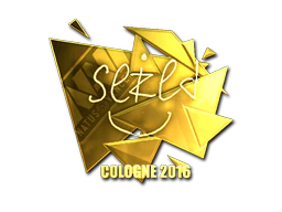 Sticker | seized (Gold) | Cologne 2016 image