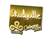Sticker | Skadoodle (Gold) | Cologne 2015 image