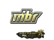 Sticker | MIBR (Gold) | Antwerp 2022 image
