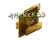 Sticker | AmaNEk (Gold) | Boston 2018 image