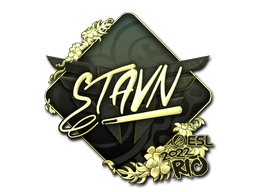 Sticker | stavn (Gold) | Rio 2022 image