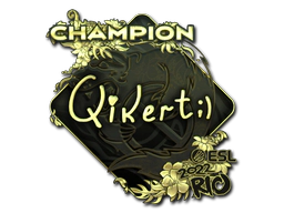 Sticker | qikert (Gold, Champion) | Rio 2022 image