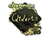 Sticker | qikert (Gold, Champion) | Rio 2022 image