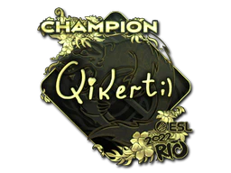 Sticker | qikert (Gold, Champion) | Rio 2022 image