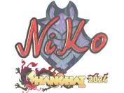 Sticker | NiKo (Holo) | Shanghai 2024 image
