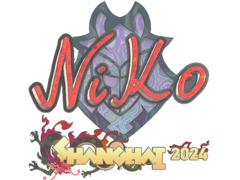 Sticker | NiKo (Holo) | Shanghai 2024 image
