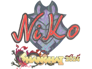 Sticker | NiKo (Holo) | Shanghai 2024