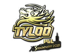 Sticker | Tyloo (Gold) | Stockholm 2021 image