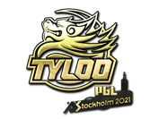 Sticker | Tyloo (Gold) | Stockholm 2021 image