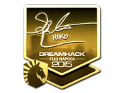 Sticker | Hiko (Gold) | Cluj-Napoca 2015 image