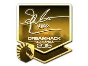 Sticker | Hiko (Gold) | Cluj-Napoca 2015 image