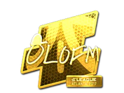 Sticker | olofmeister (Gold) | Atlanta 2017 image