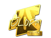 Sticker | olofmeister (Gold) | Atlanta 2017 image