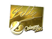 Sticker | boltz (Gold) | Cologne 2015 image