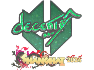 Sticker | decenty (Glitter) | Shanghai 2024