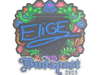 Sticker | EliGE (Embroidered) | Budapest 2025 image