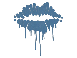 Sealed Graffiti | Kiss (Monarch Blue)