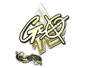 Sticker | gxx- (Gold) | Paris 2023 image